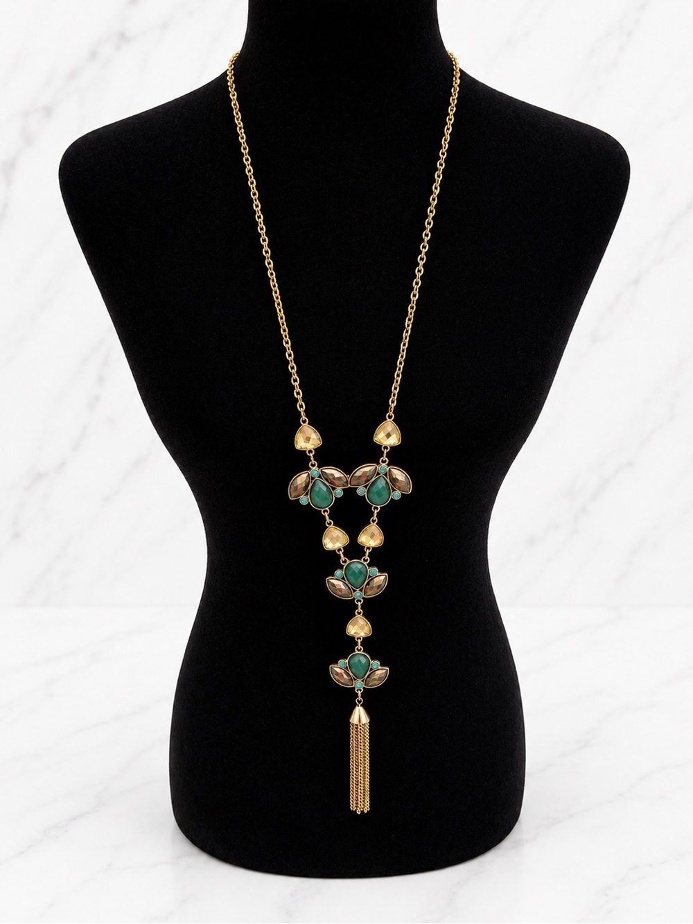 Vintage Boho Statement Tassel Necklace - Picture 2 of 6
